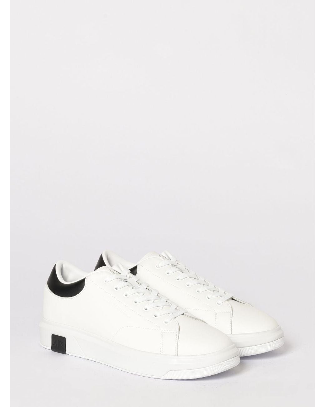 ARMANI EXCHANGE Natural Leather Sneakers for men
