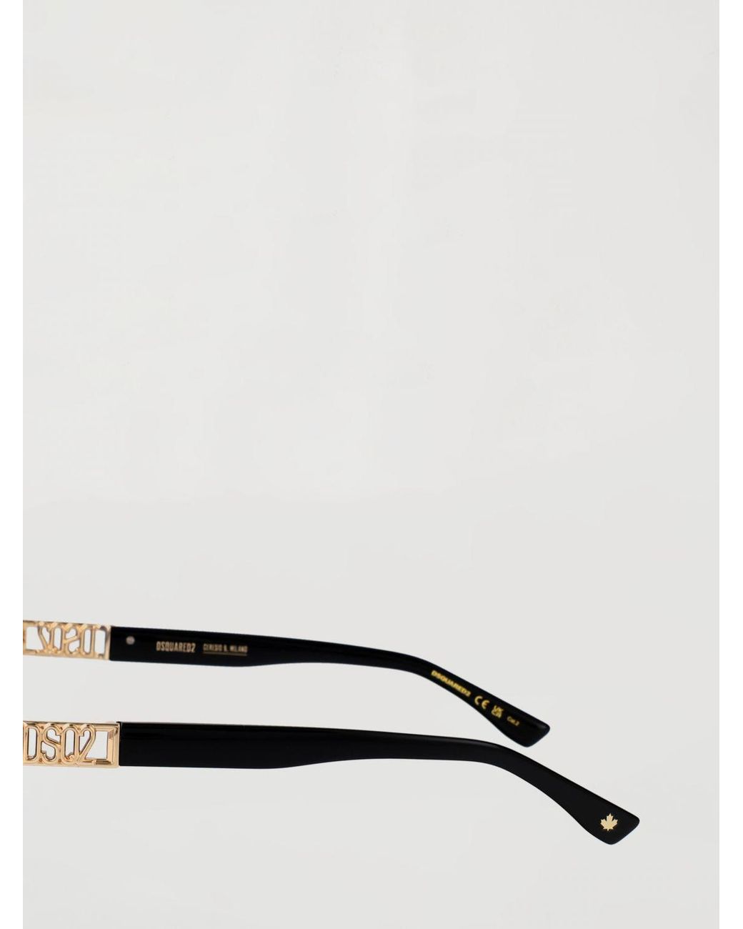 DSquared² Blue Tone Metal Aviator Sunglasses With Lenses for men