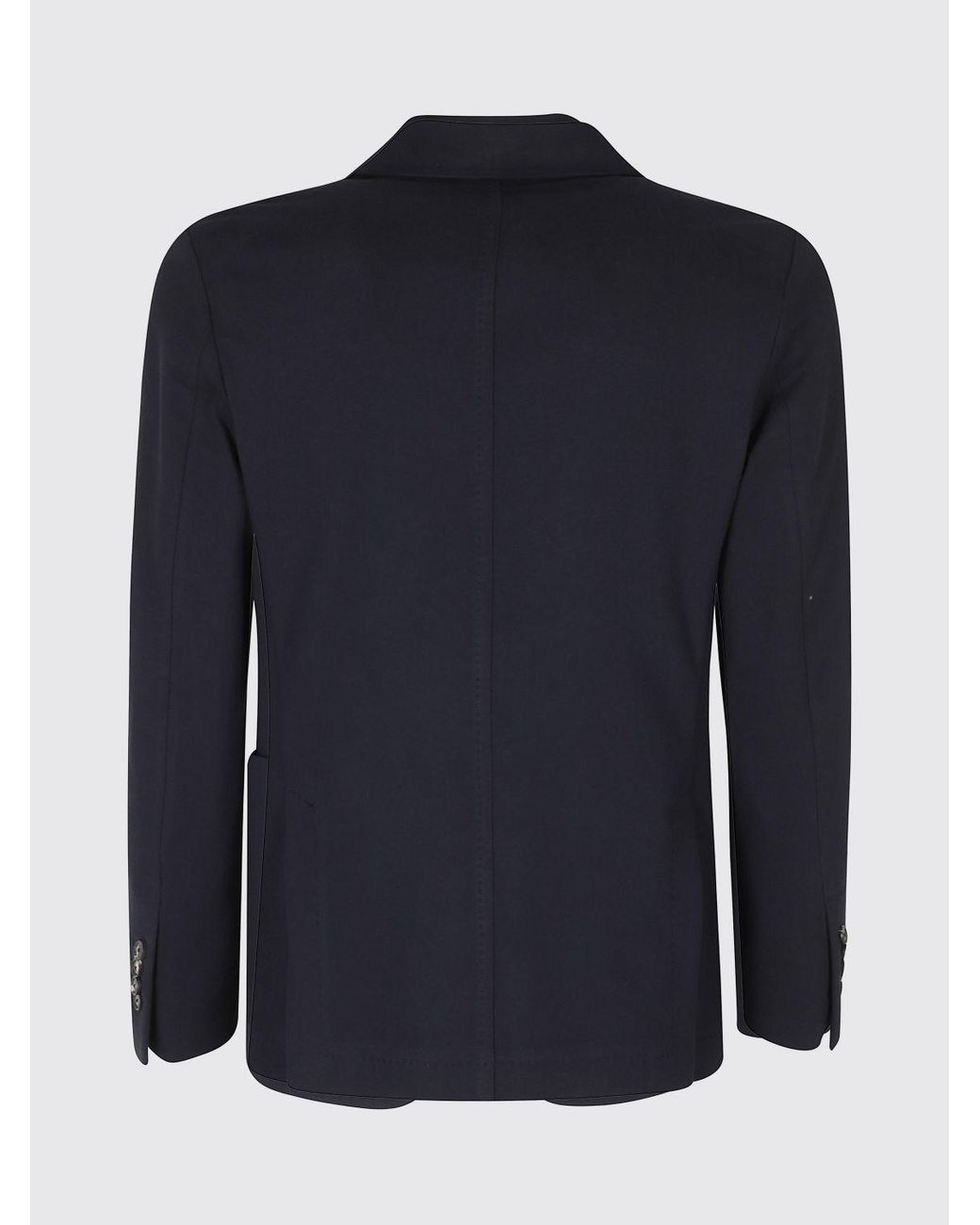 Circolo 1901 Blue Slim Fit Single-Breasted Fine Cashmere Blazer for men