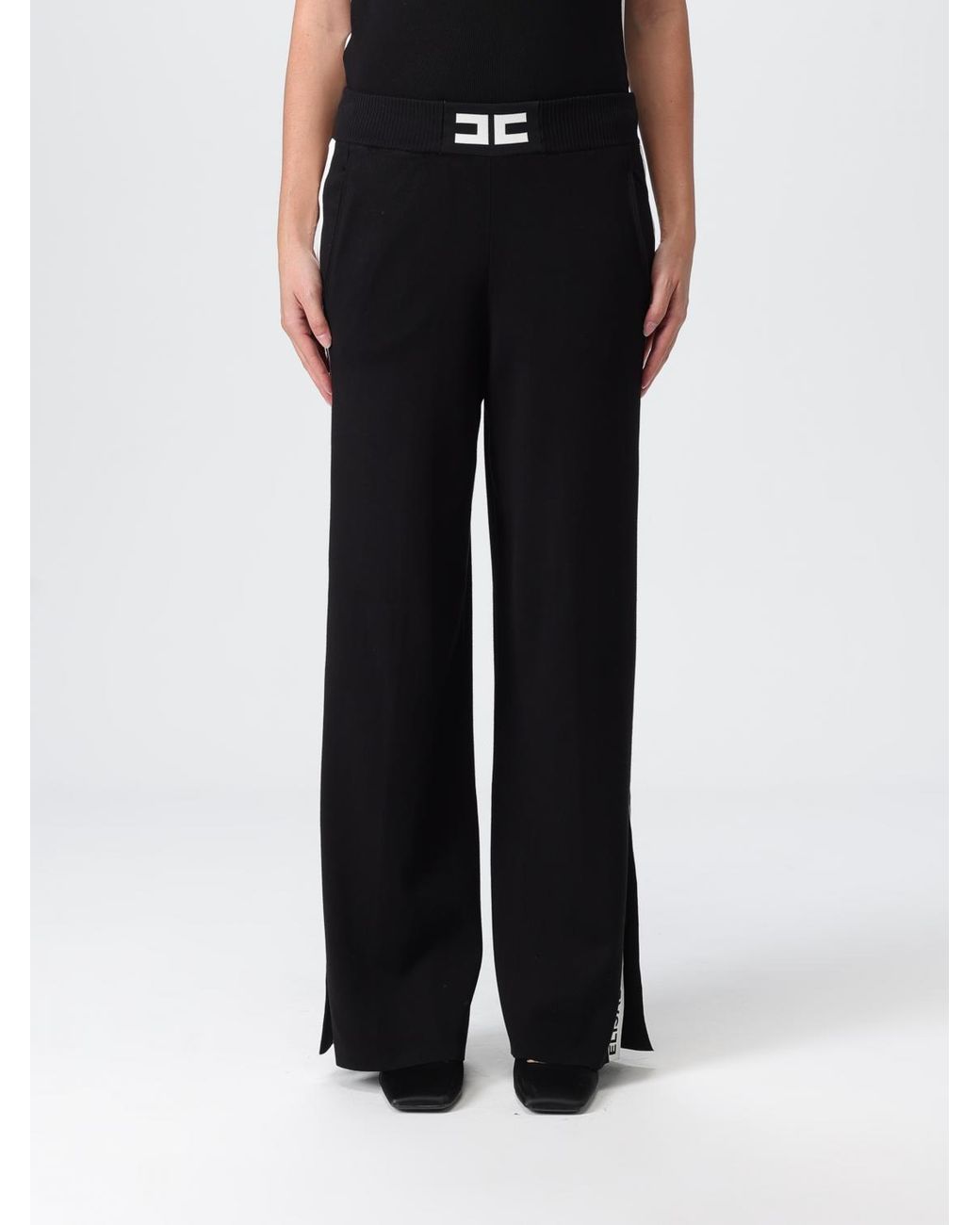 Elisabetta Franchi Black Trousers