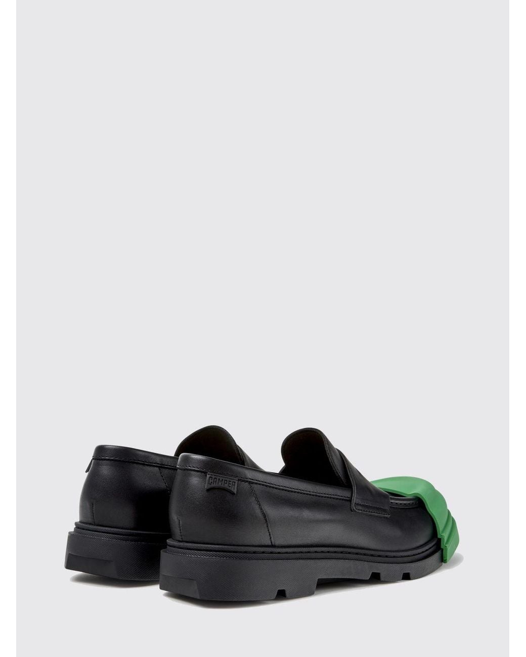 Camper Green Bicolor Junction Loafers for men