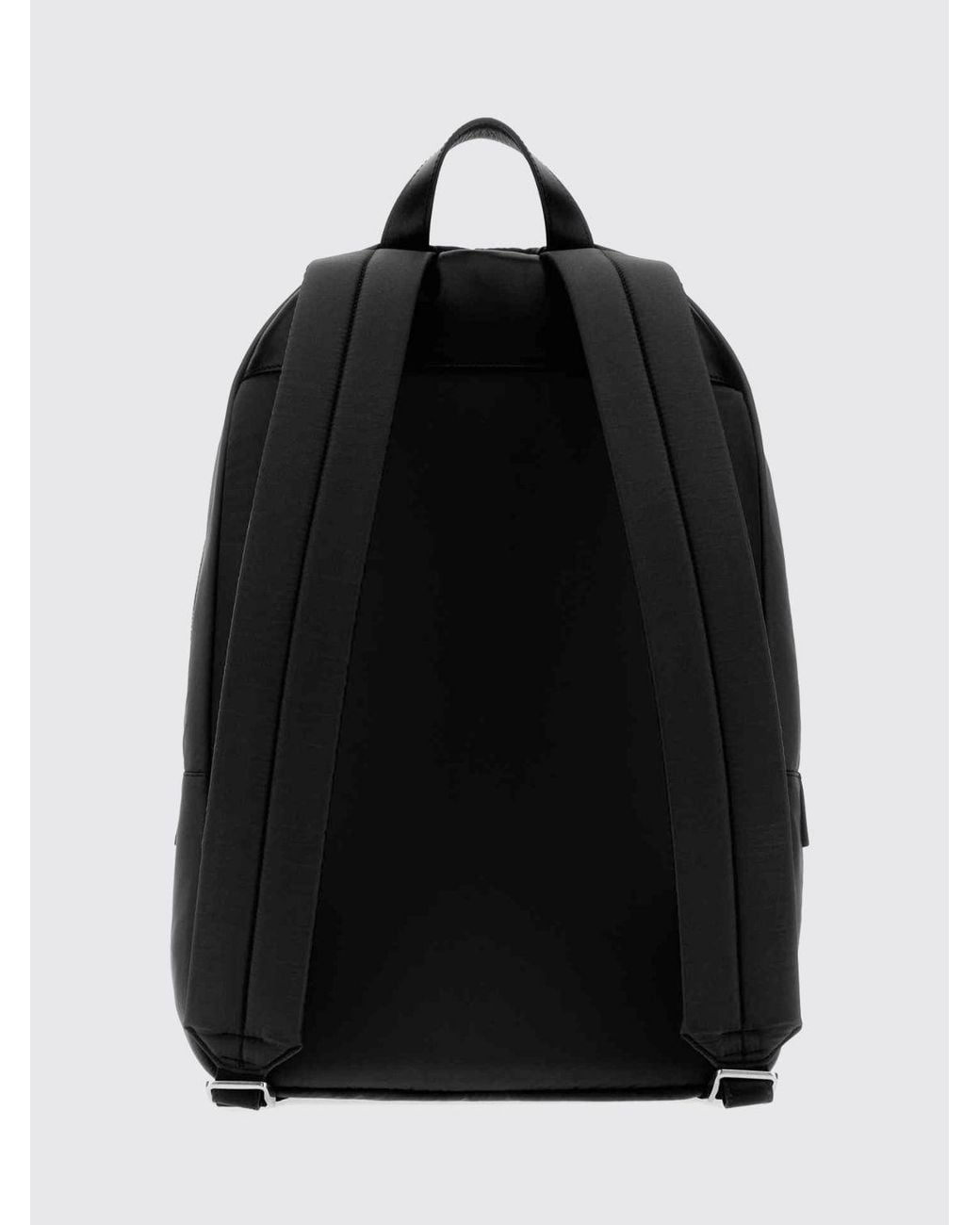 Jil Sander Black Nylon-Rucksack Mit Appliziertem Logo Und Verstellbaren Trägern