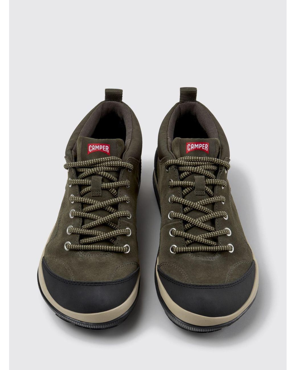 Camper Green Peu Pista Gm Gore-Tex And Nubuck Outdoor Boots for men