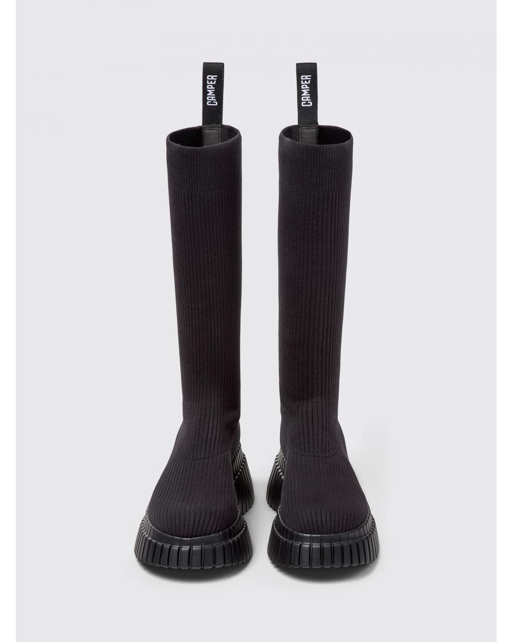 Camper Black Pix Bcn Lyocell Tencel Boots
