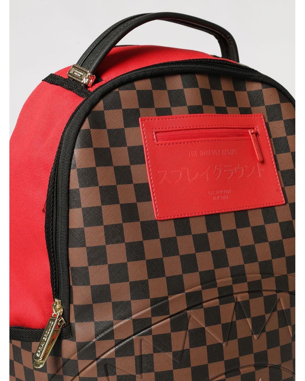 Zaino di Sprayground in Red da Uomo