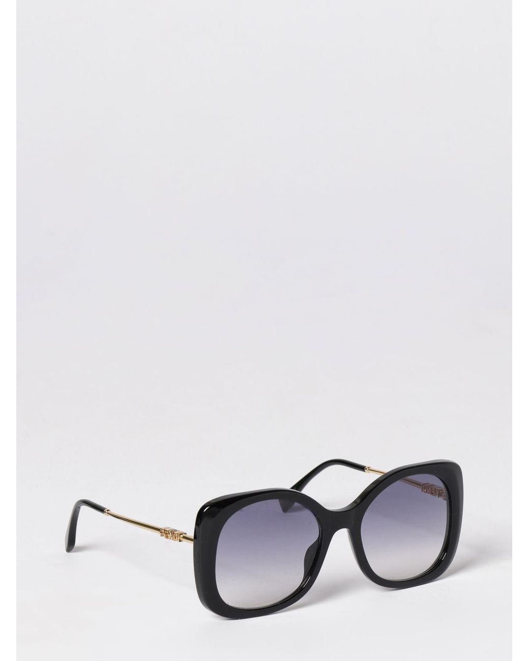 Fendi White Graphy Metal And Acetate Sunglasses