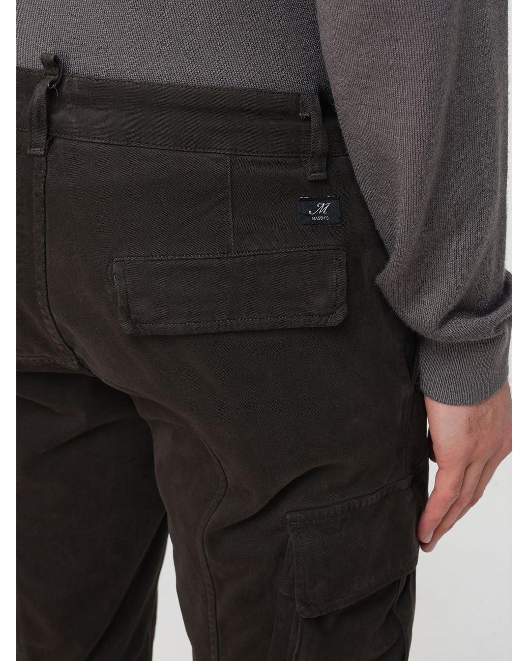 Mason's Black Trousers for men