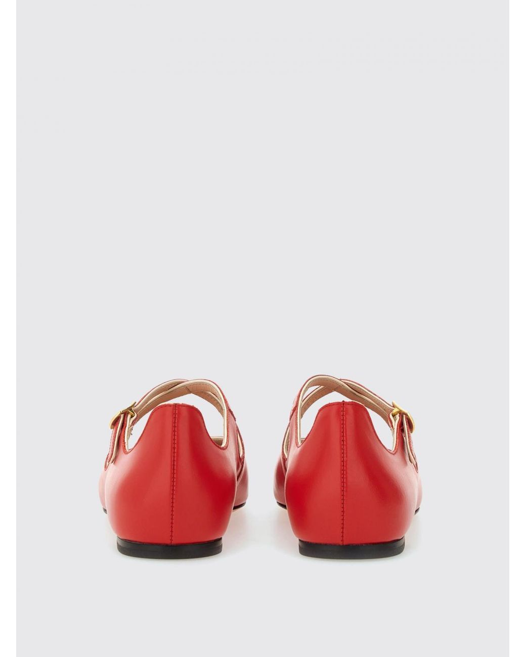 Bally Red Flat Shoes