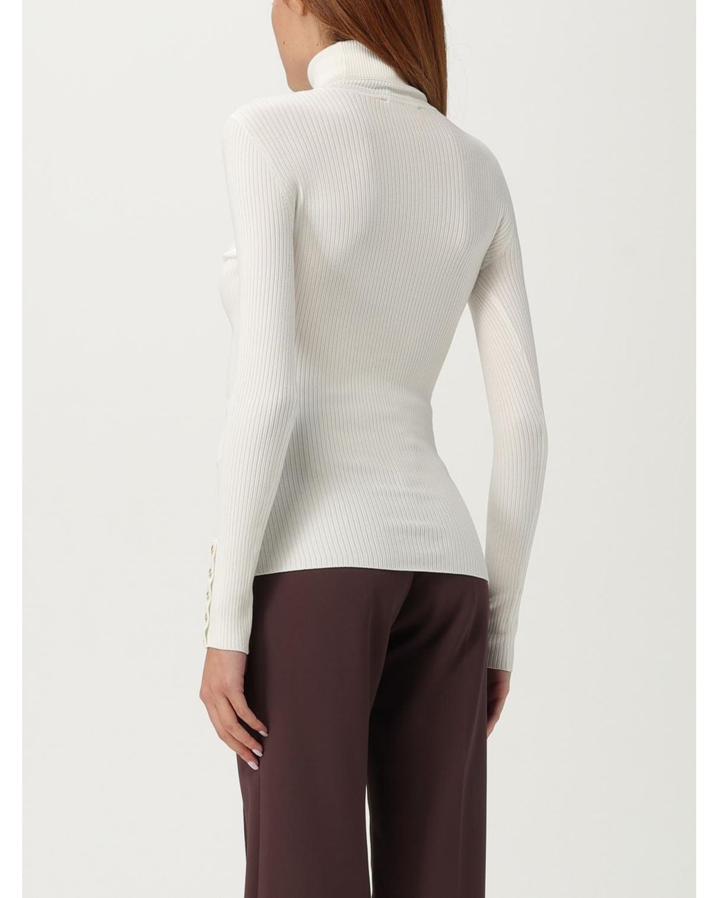 Elisabetta Franchi White Sweater