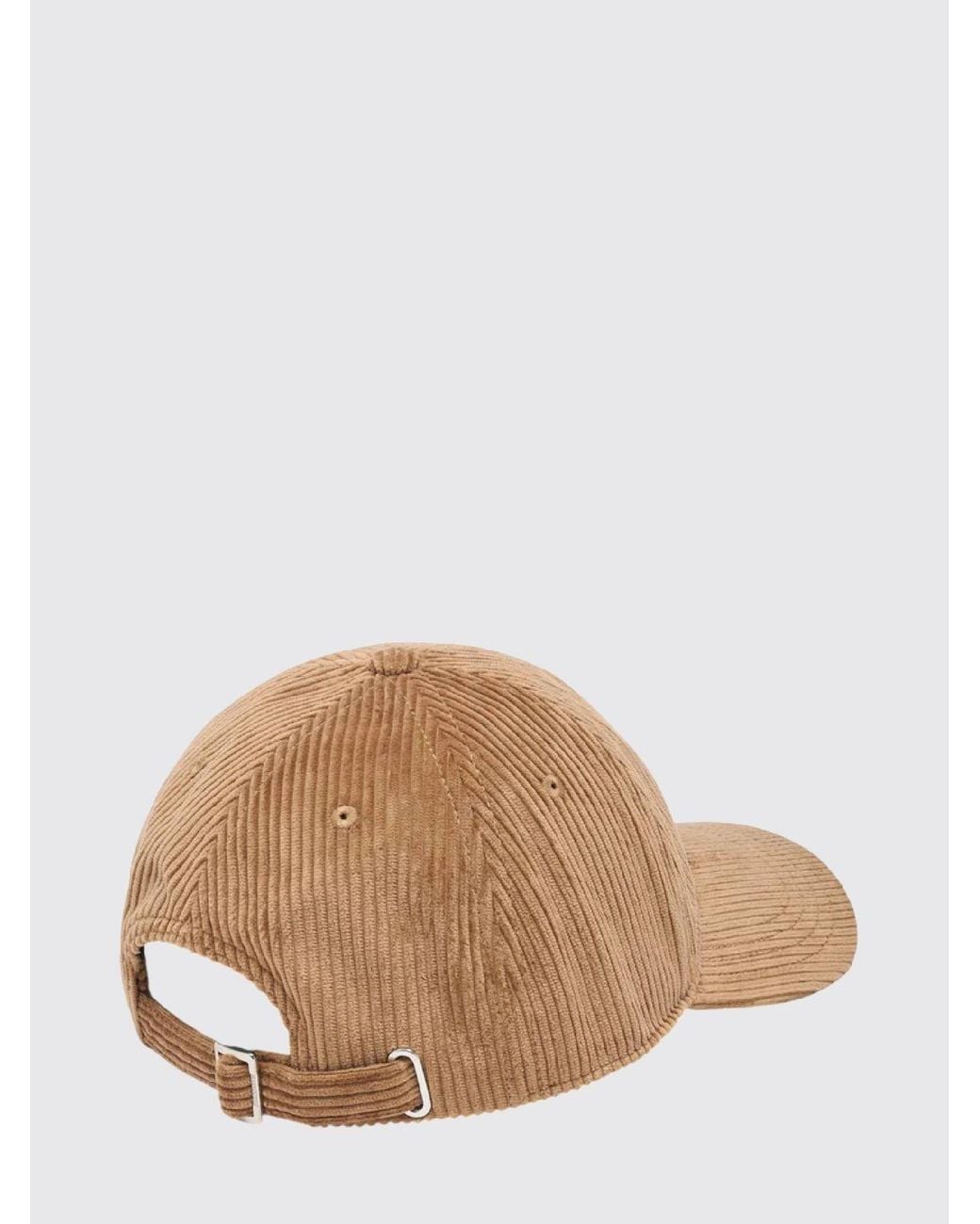 Lacoste Cord-Baseballkappe Mit Gesticktem Krokodil-Logo in Natural für Herren