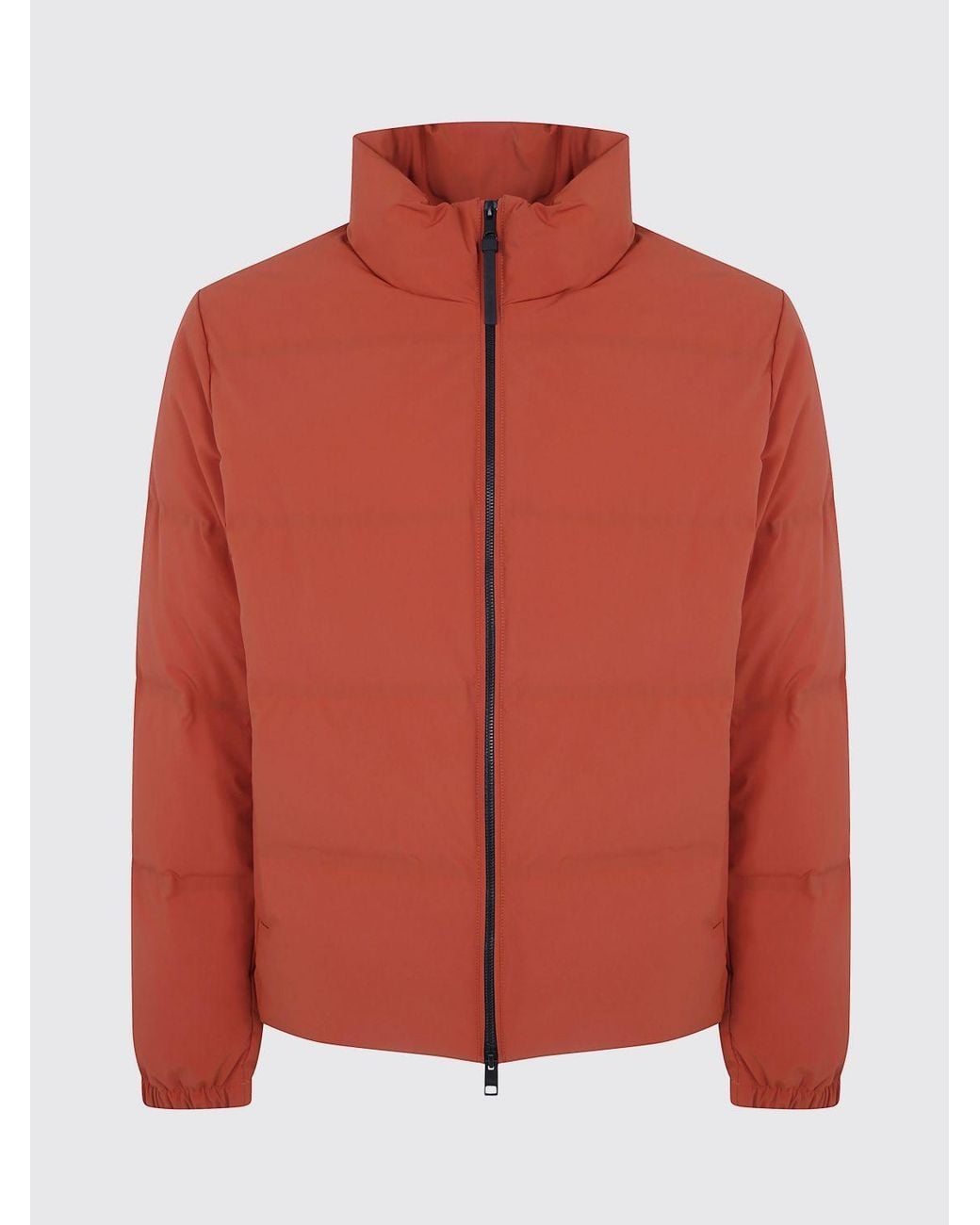 People Of Shibuya Red Tama Quilted Nylon Down Jacket Waterproof And Windproof for men