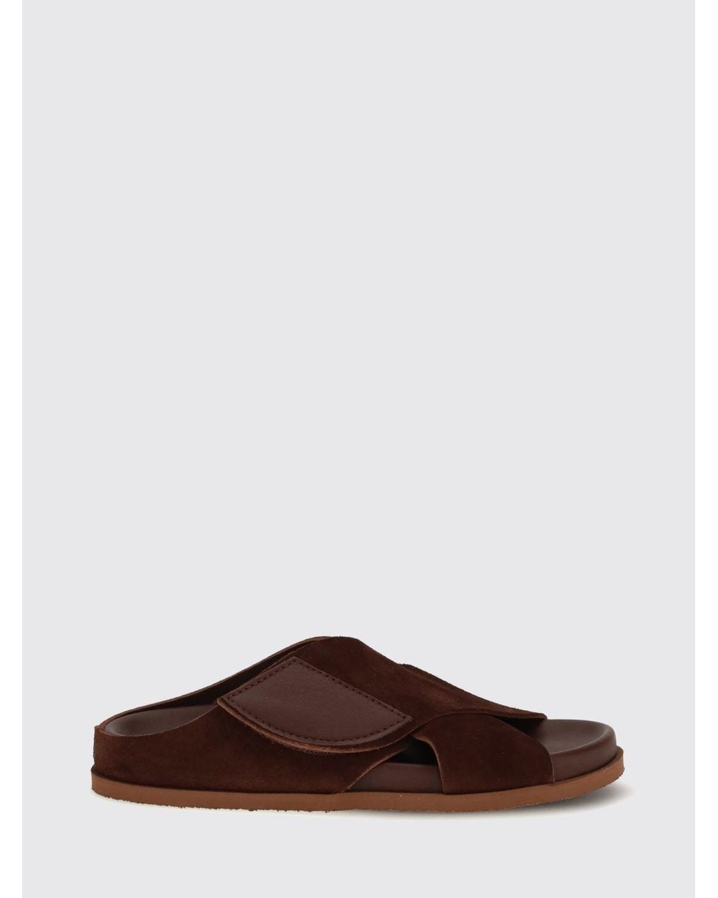 Pedro Garcia Brown Dana Suede Sandal