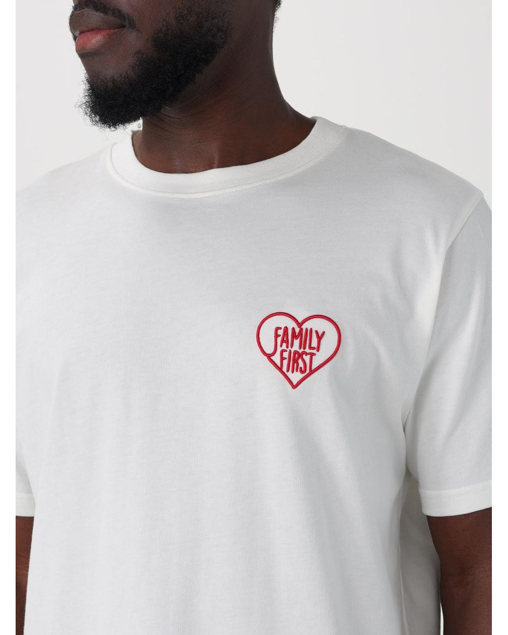 FAMILY FIRST White T-shirt for men