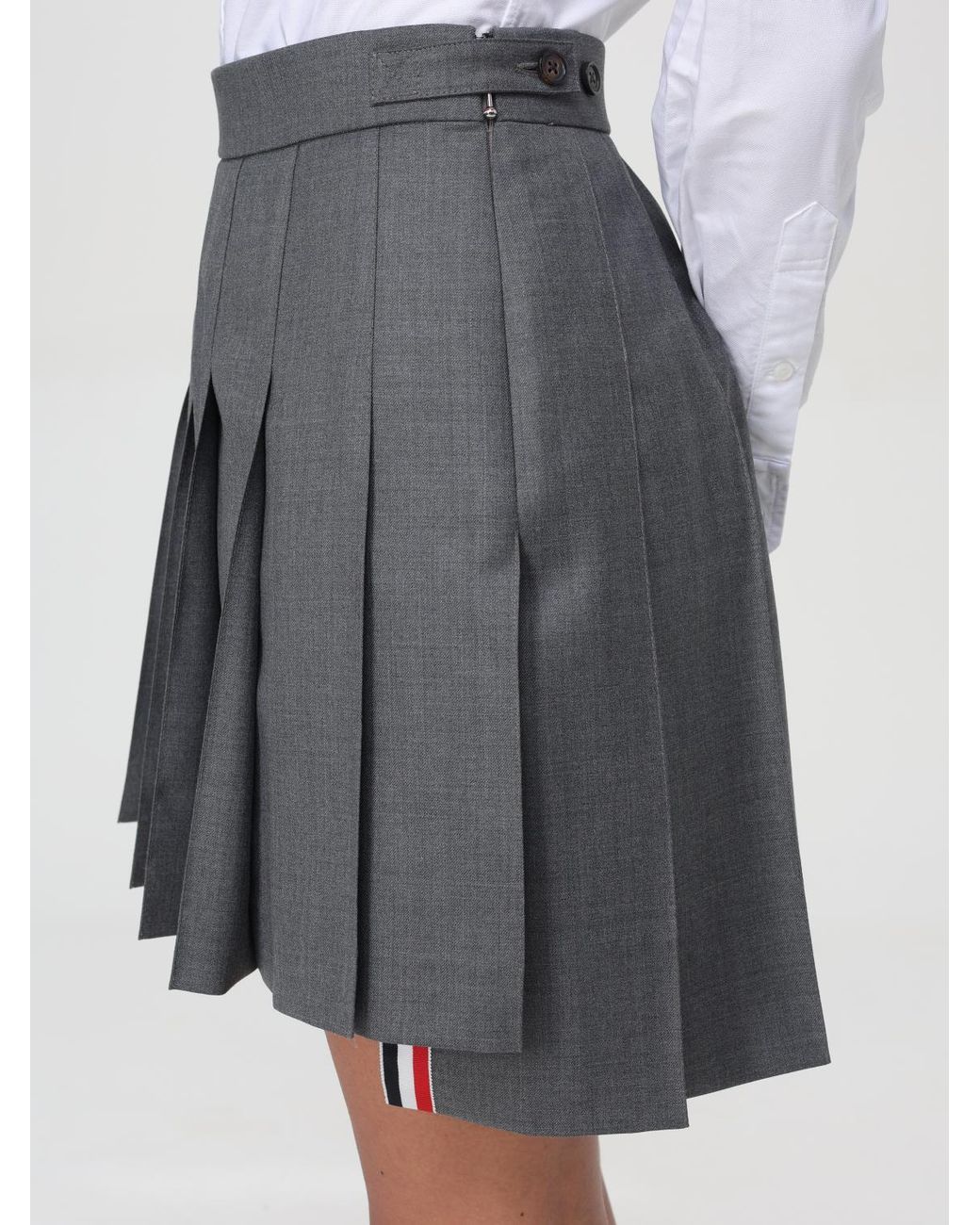 Thom Browne Gray Skirt