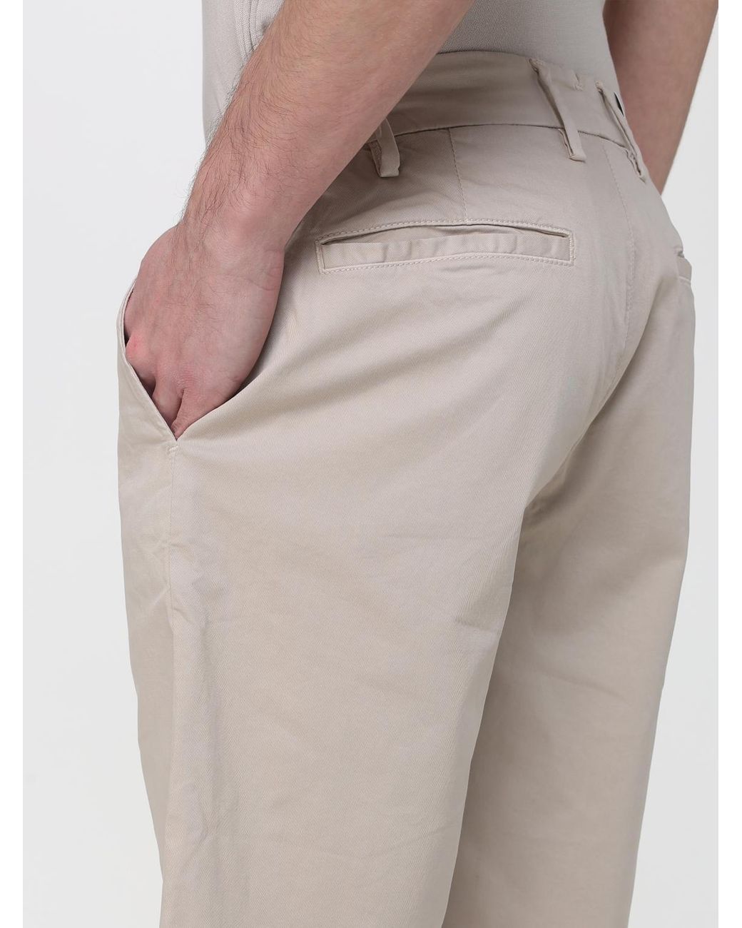 Eleventy Natural Stretch Cotton Shorts for men