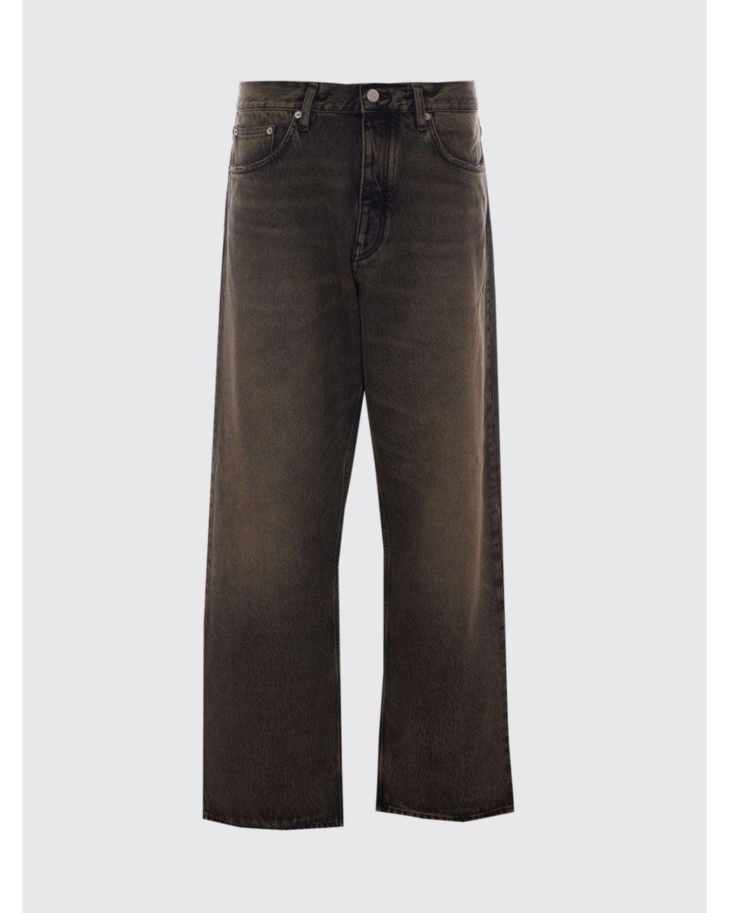 sunflower Black Mid-Rise Wide-Leg Jeans for men