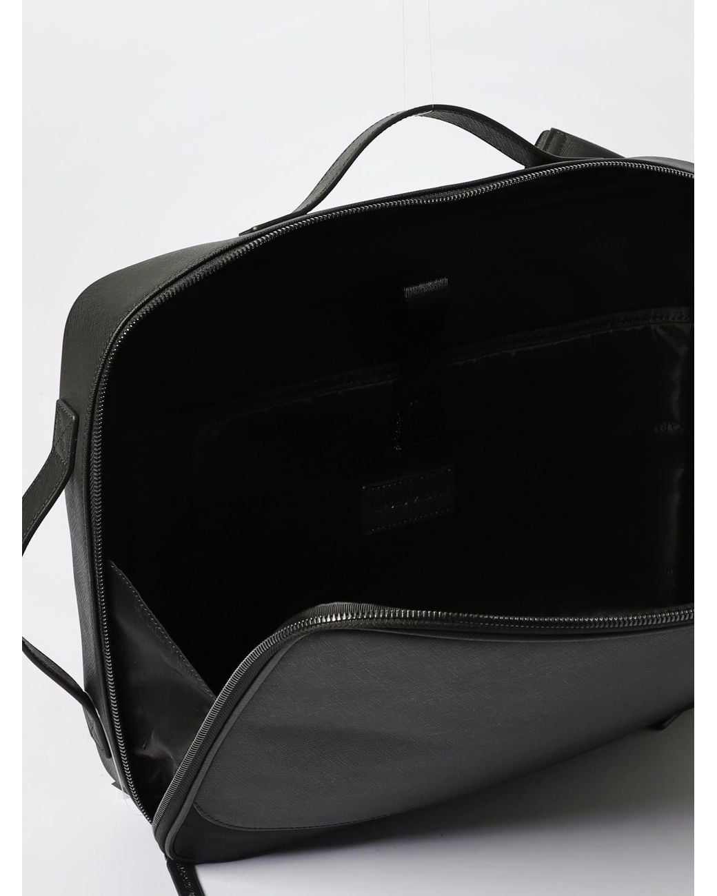 Emporio Armani Black Backpack for men
