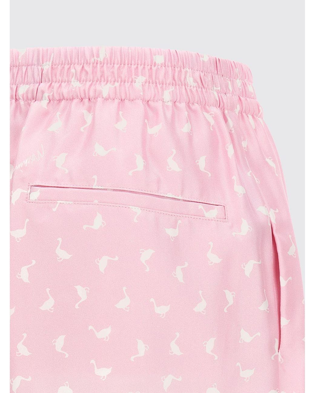 Moschino Couture Pink Printed Cotton Shorts
