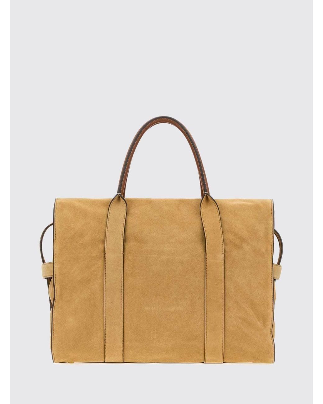 Marc Jacobs Metallic The Dakota Large Suede Tote Bag With Logo
