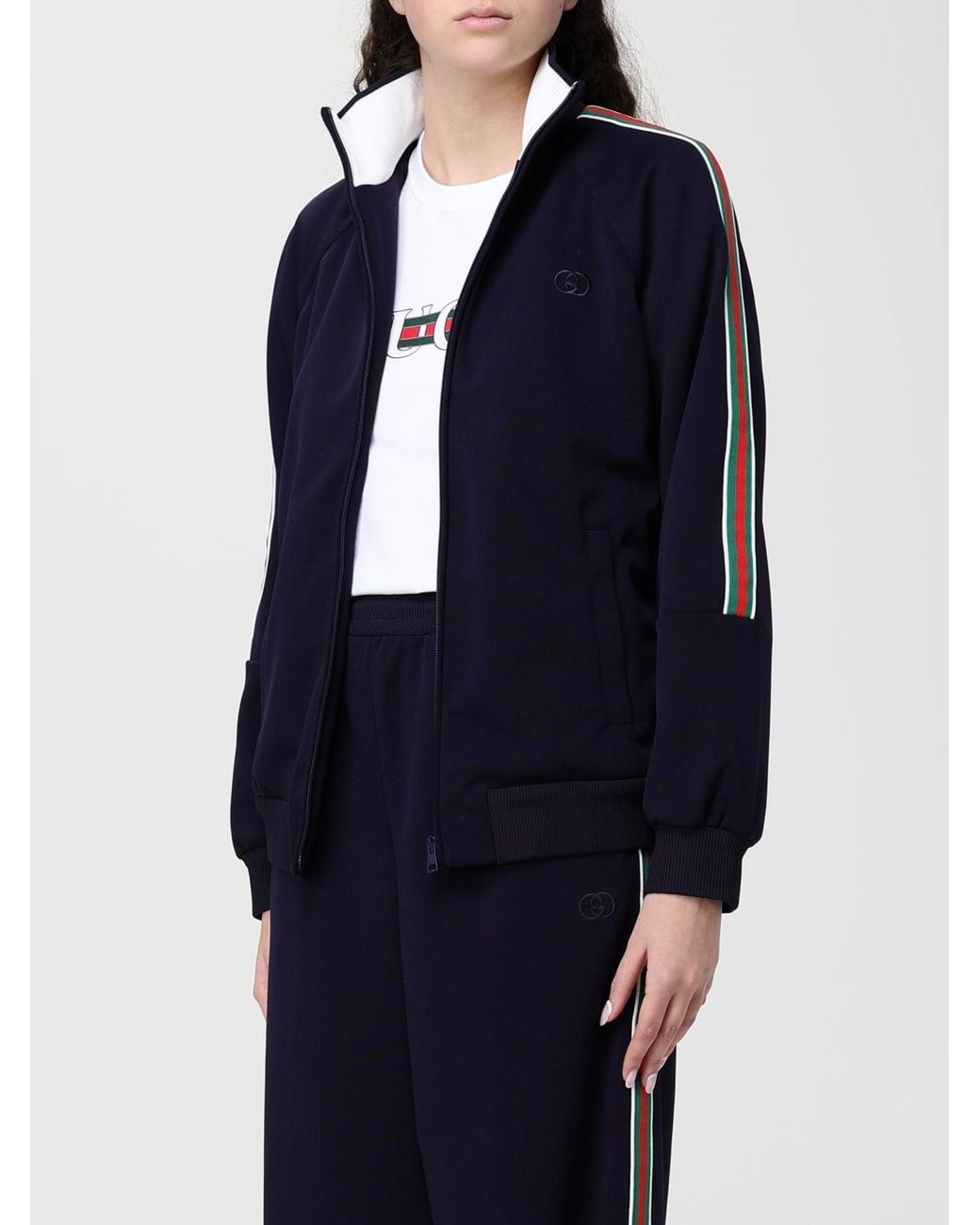 Gucci Blue Burberry Polyester Sweatshirt