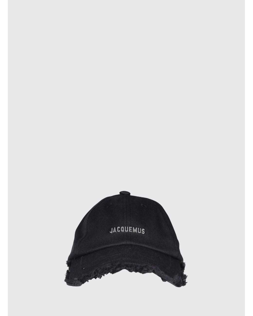 Jacquemus Black La Casquette Artichaut Cotton Twill Hat