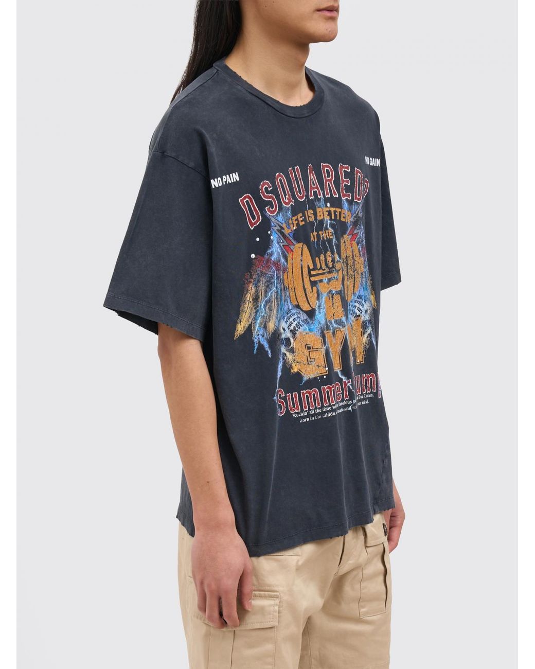 DSquared² Blue Iron Fit T-Shirt for men