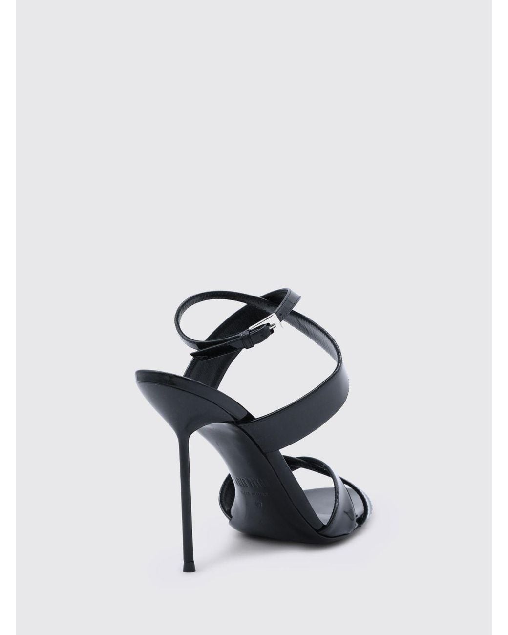 Paris Texas White Lidia Calfskin Sandal