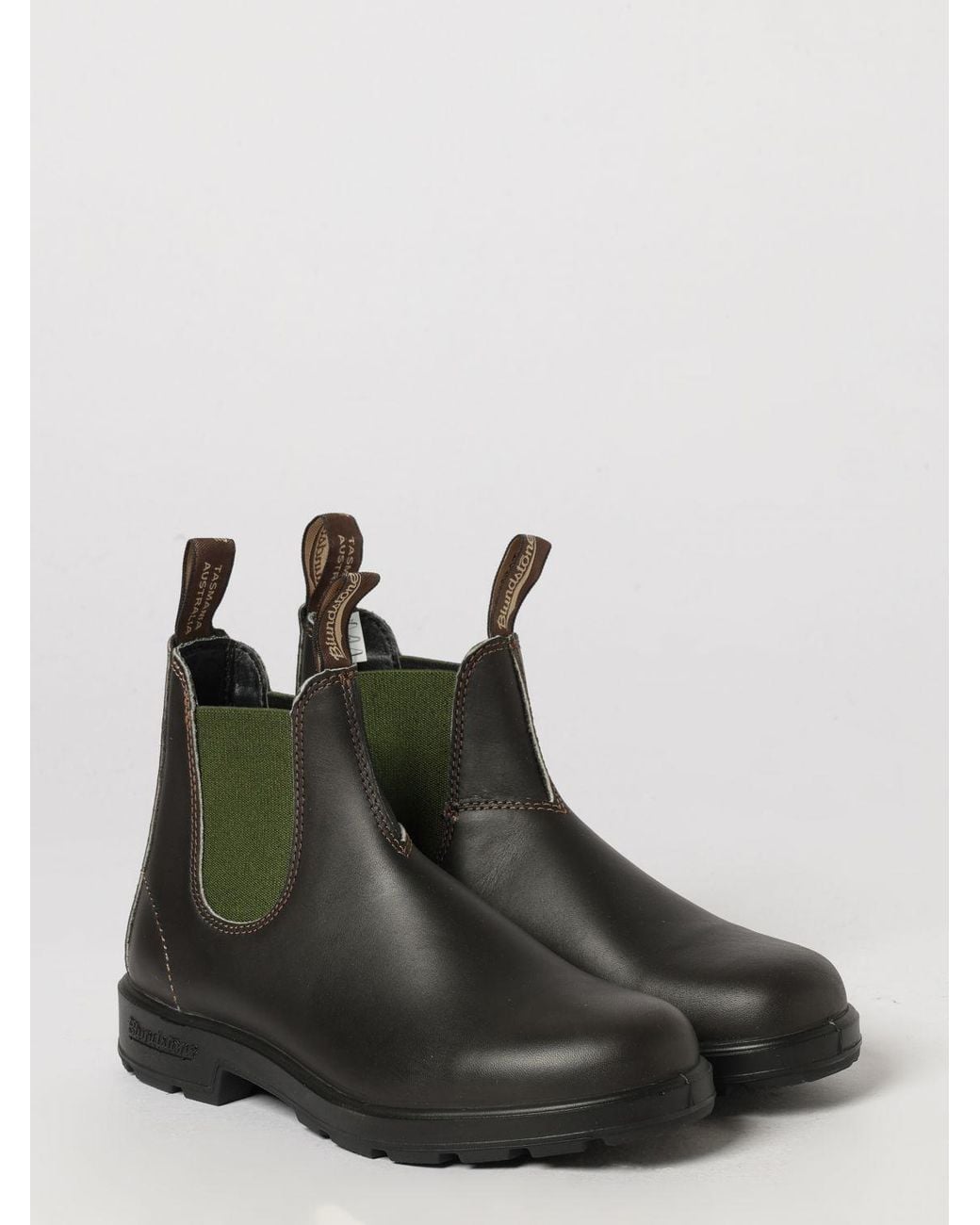Blundstone Black 1917 Smooth Leather Chelsea Boots With Double Pull Tabs for men