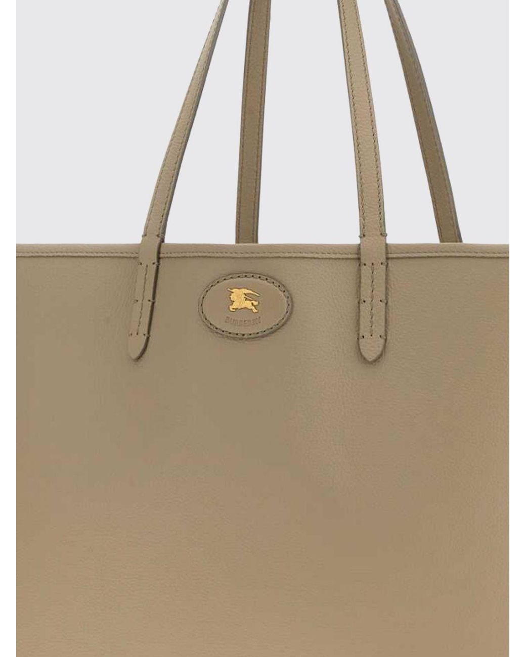 Burberry Natural Medium Reversible Bloomsbury Tote Bag