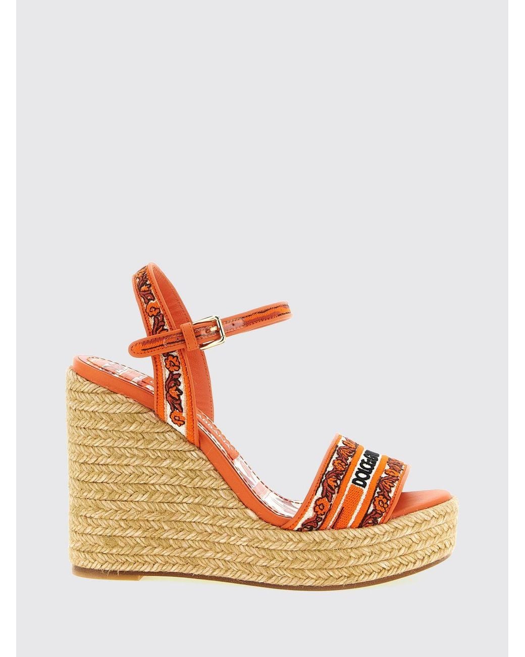 Dolce & Gabbana Pink Dolce &Amp Gabbana High Wedge Sandals