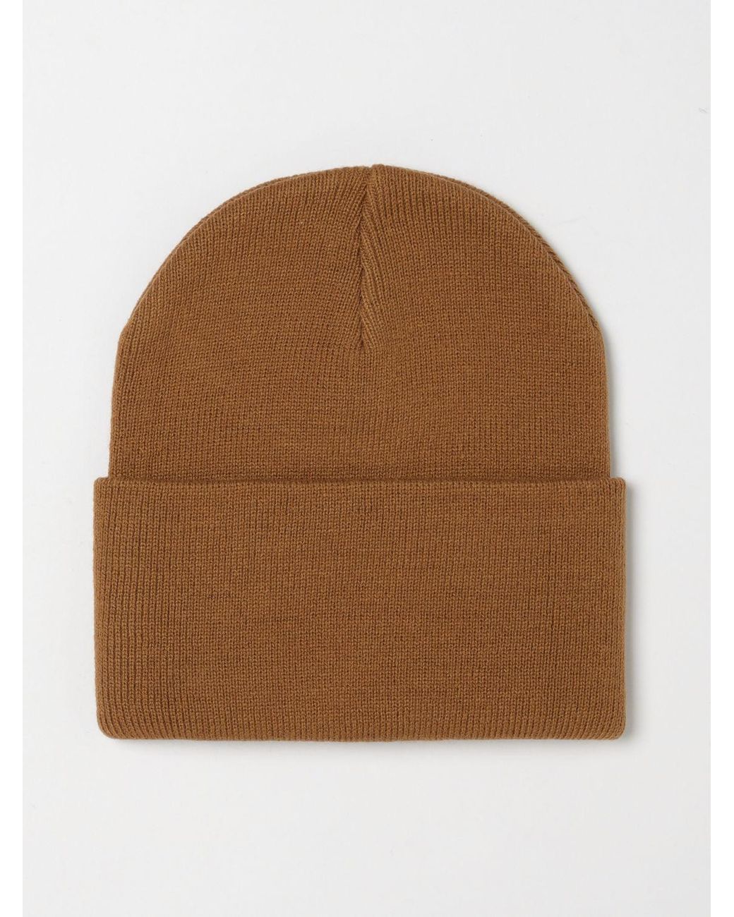 Carhartt Brown Acrylic Watch Ribbed Knit Hat for men