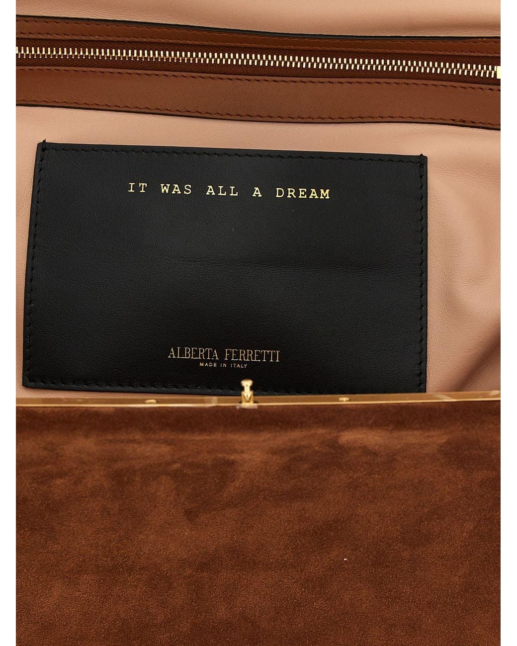 Alberta Ferretti Brown Handbag