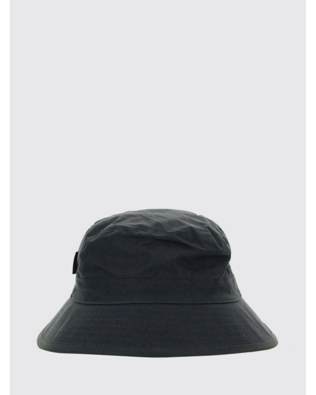Barbour Blue Cotton Bucket Hat With Embroidered Logo for men