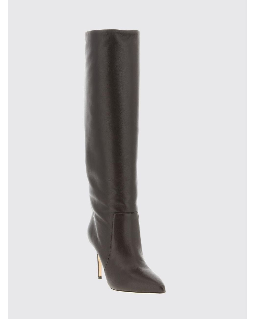 Paris Texas Brown Flat Ankle Boots