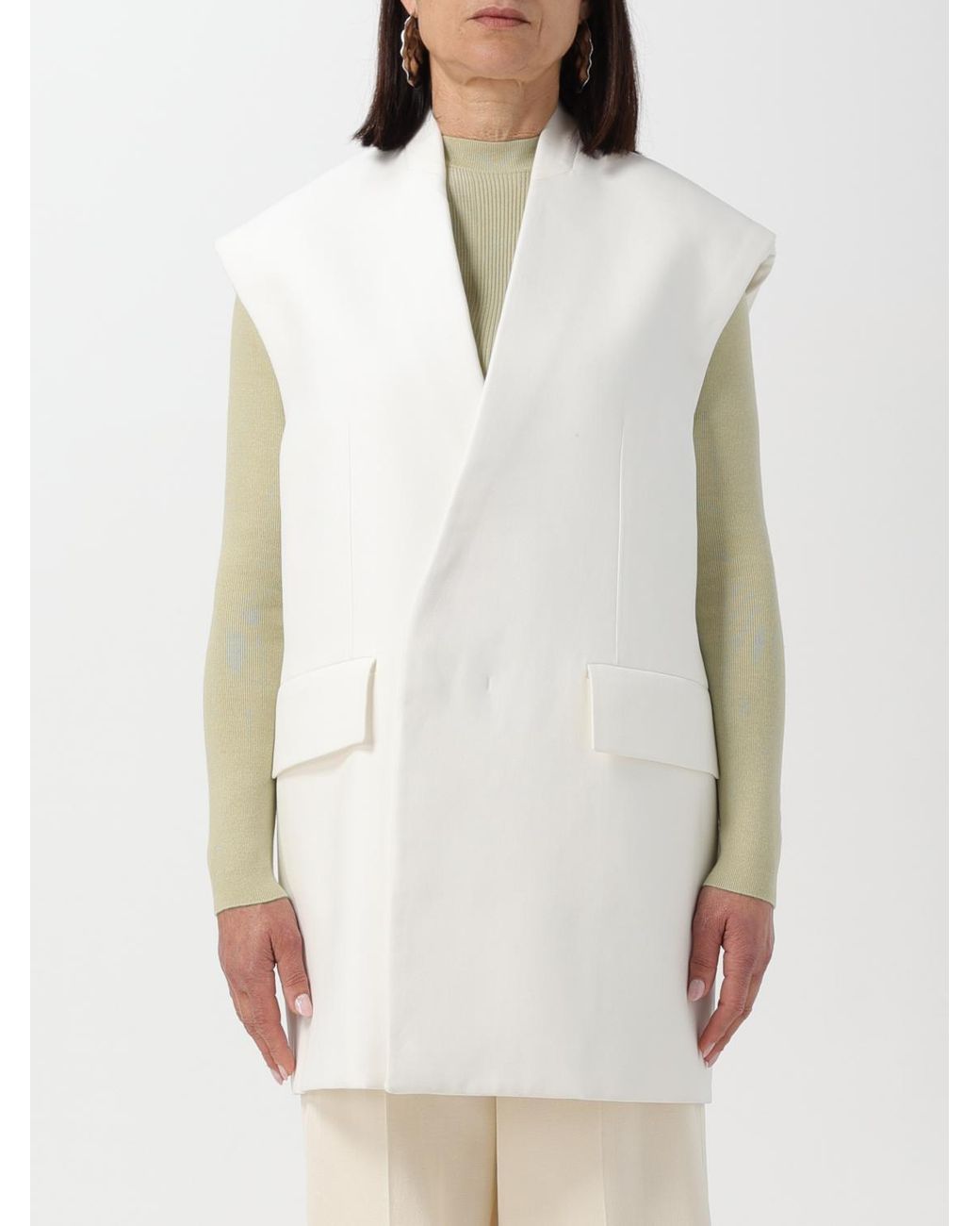 Chaleco Mujer Jil Sander de color White