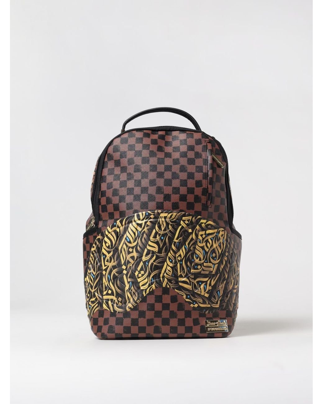 Sprayground Multicolor Sharaf Dg Checkered Backpack for men