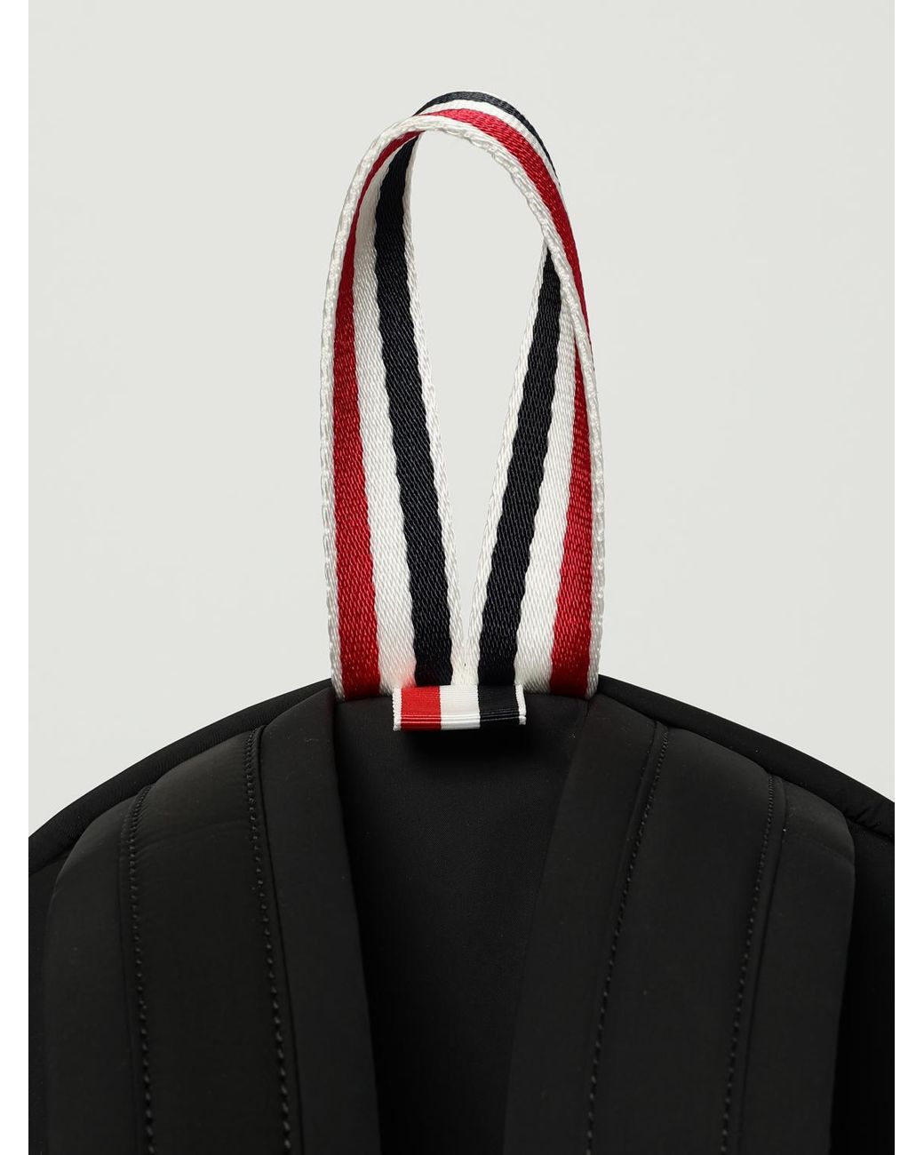Thom Browne Black Backpack for men