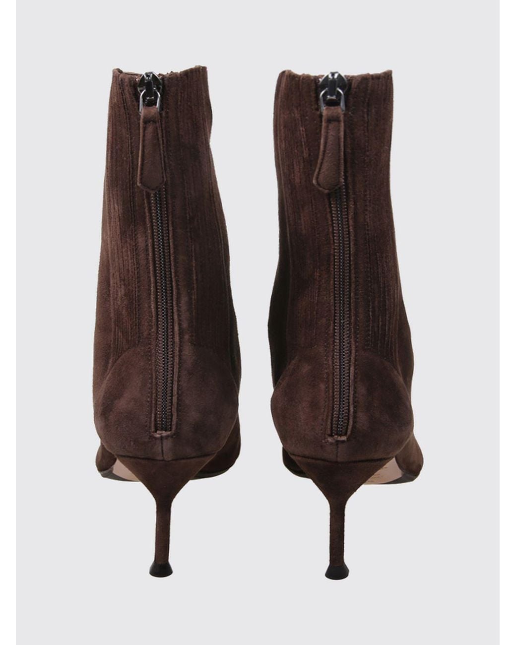 Aquazzura Brown Flat Ankle Boot