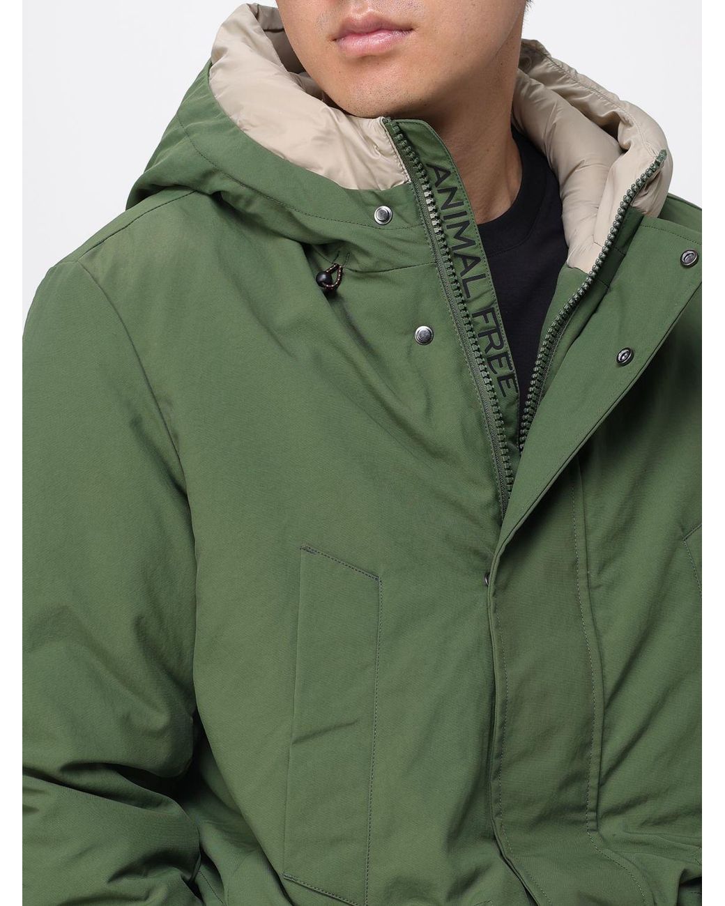 Save The Duck Green Coat for men