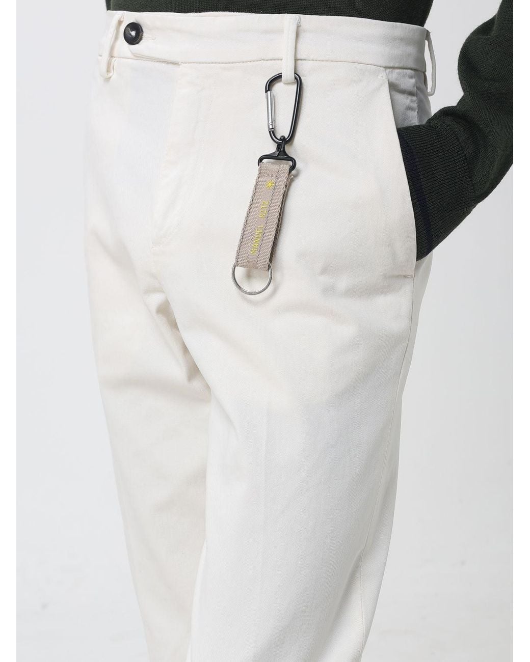 Manuel Ritz Black Slim Fit Chino Trousers for men