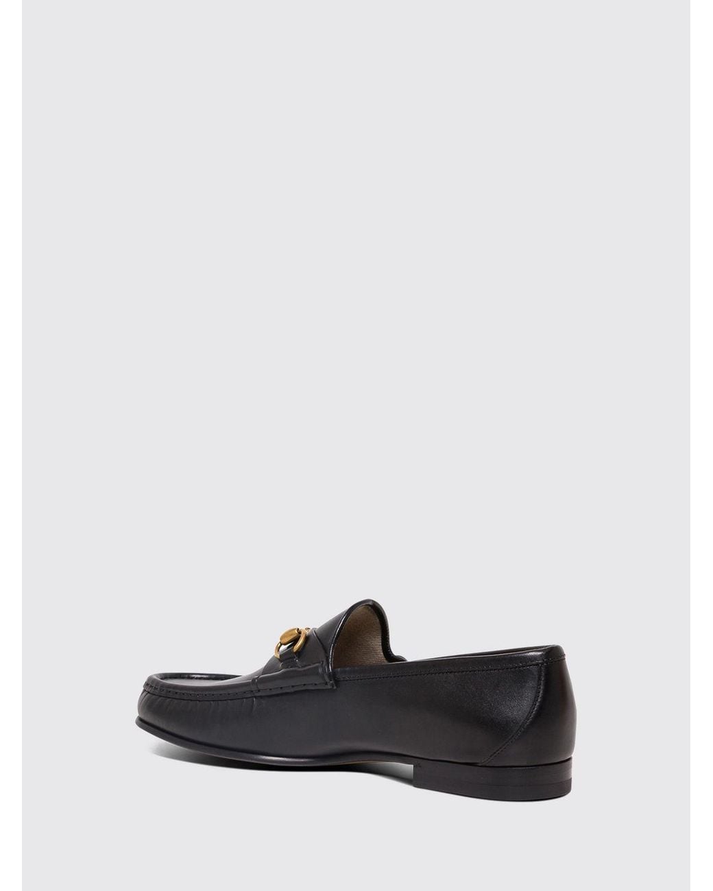 Gucci White Calfskin Penny Loafers With Horsebit Detail And A Round Toe for men