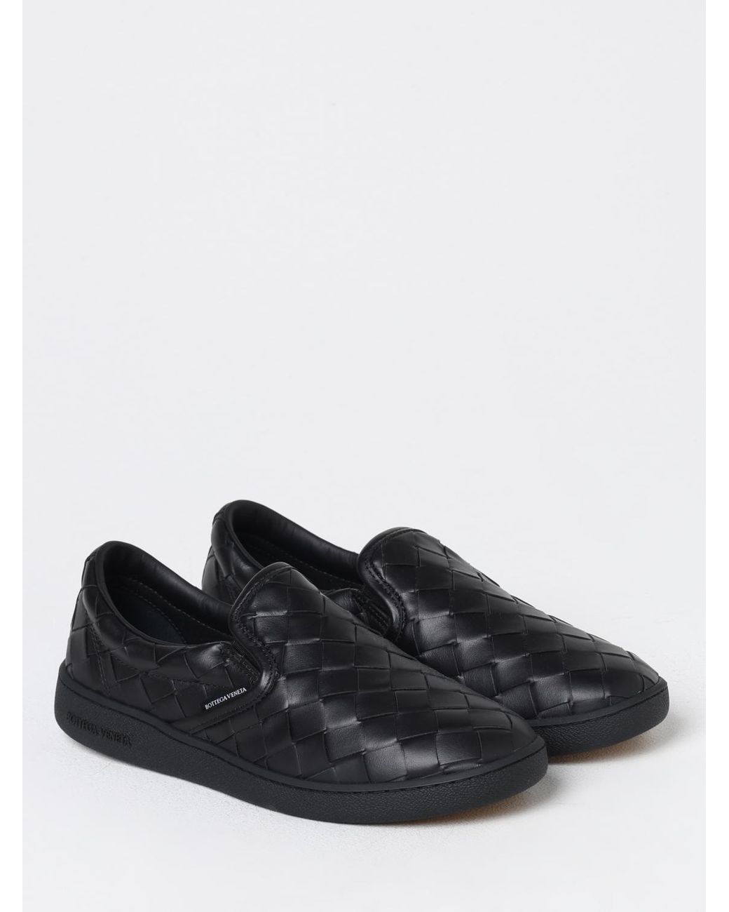 Bottega Veneta Black Sawyer Sneakers