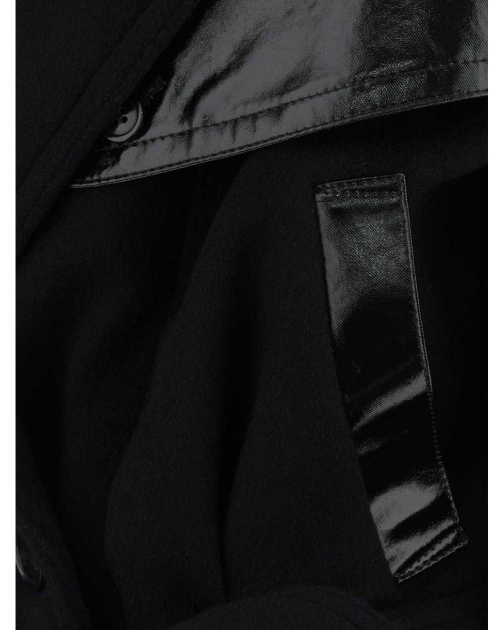 Isabel Marant Black Wool And Cashmere Blend Biker Jacket With Belted Waist