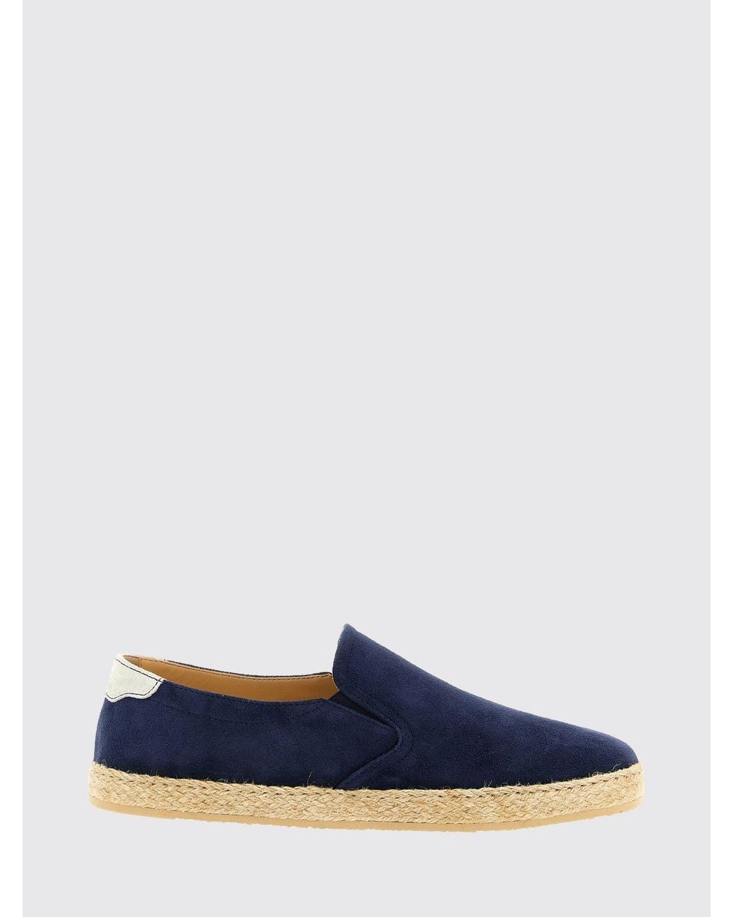 Brunello Cucinelli Blue Suede Espadrilles for men