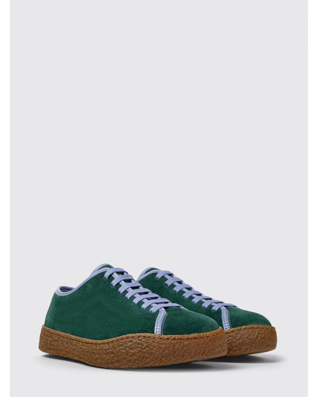 Camper Green Peu Terreno Suede Sneakers for men