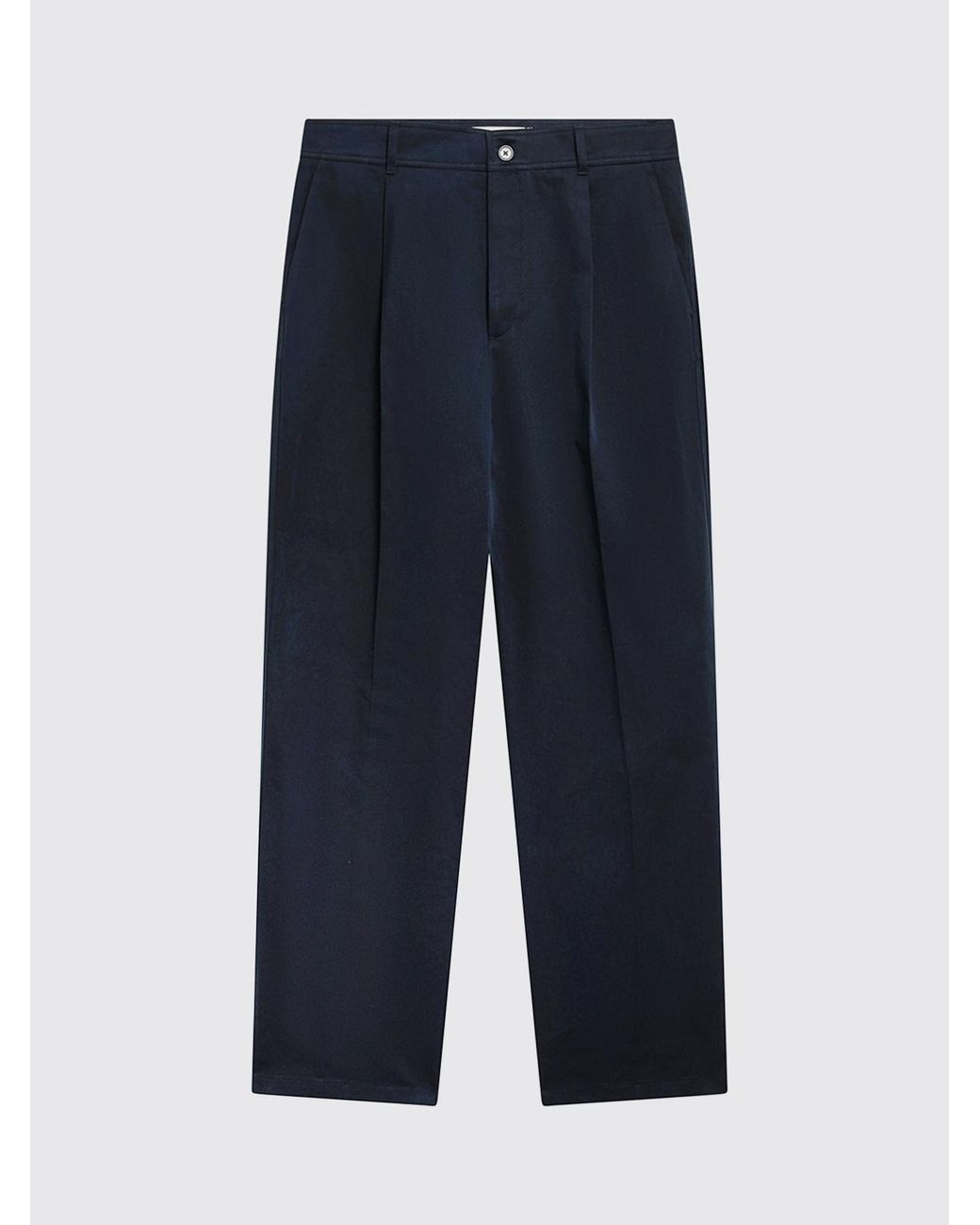 Valentino Blue Tailored Cotton Trousers for men