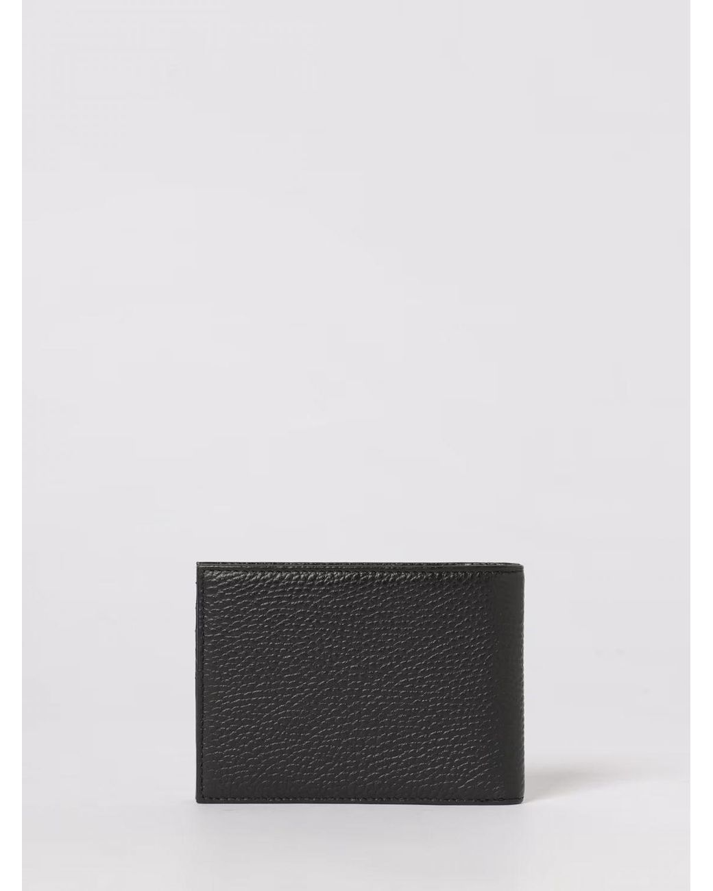 Emporio Armani White Gift Box With Bovine Leather Wallet And Keyring for men