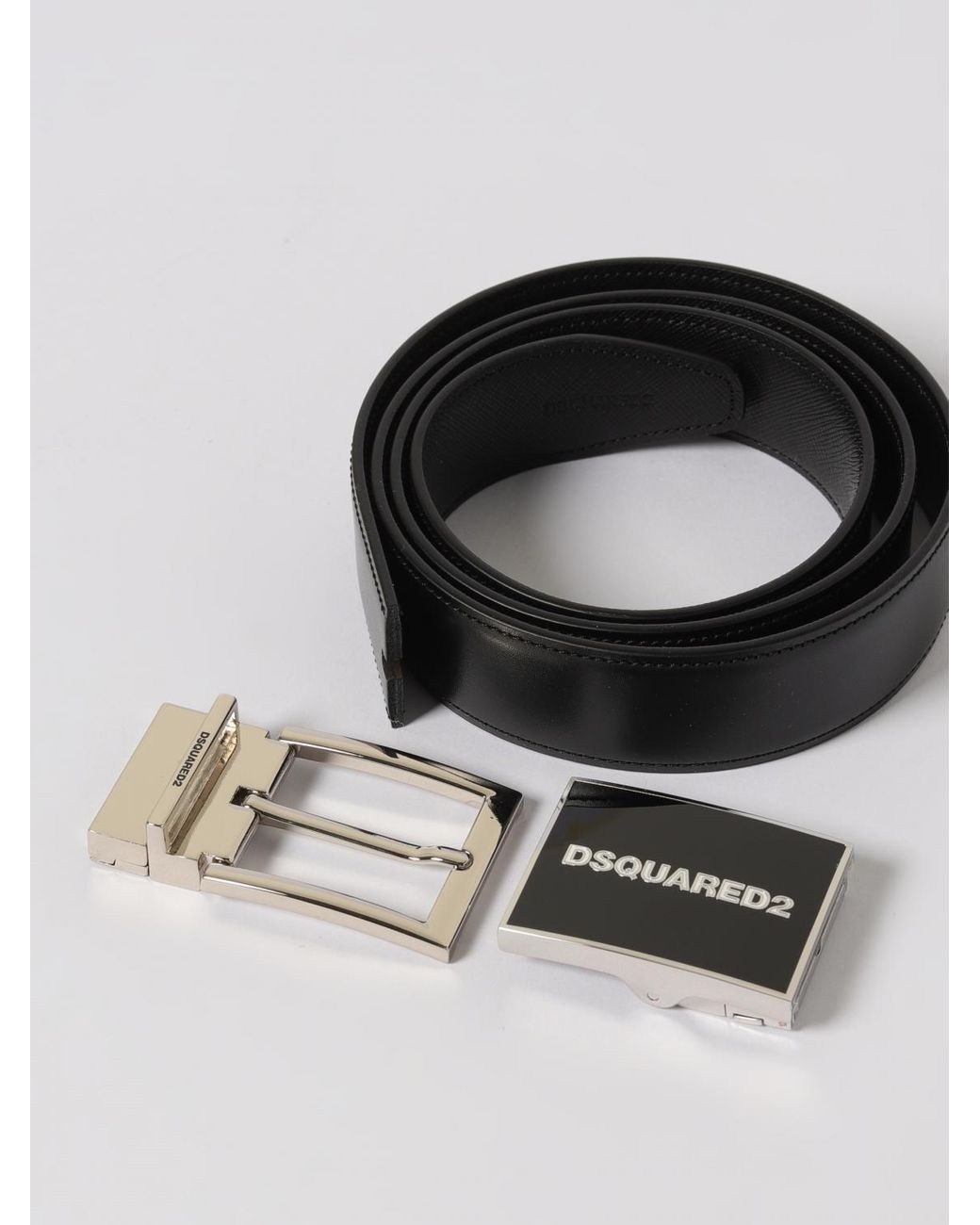 Cintura di DSquared² in Black da Uomo
