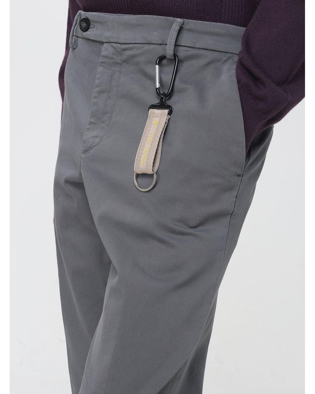 Manuel Ritz Blue Slim Fit Chino Trousers for men