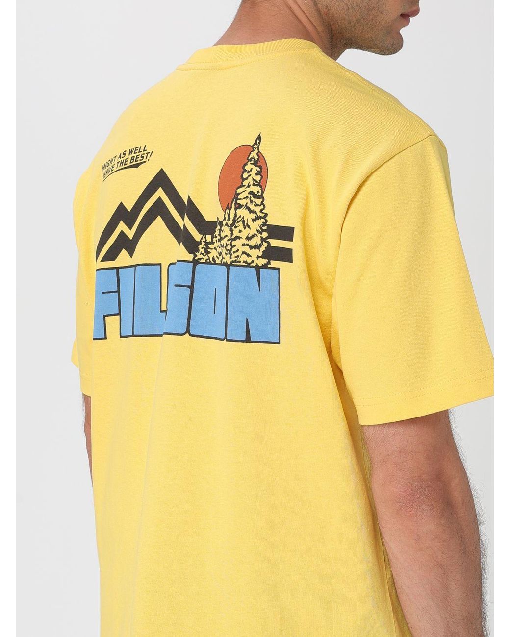 Tシャツ・カットソー FILSON Men T-shirt Yellow FMTEE0115 K 0077 722 Frontier Pocket T-shirt | Filson